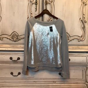 Hollister metallic sweater